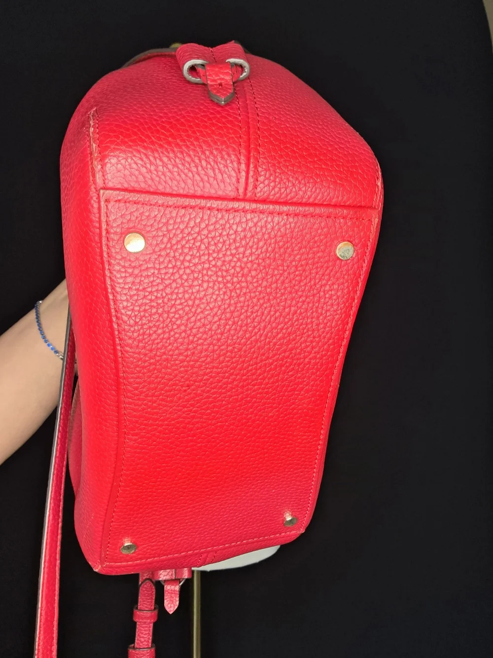 kate spade New York Bright Pink Pebbled Leather Satchel